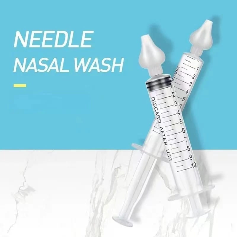 Jeringa Lavado Nasal Bebes Higiene Boquilla Silicona Suave