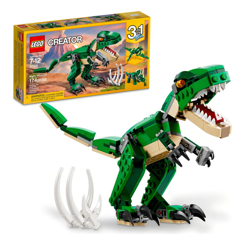 Lego Creator - Poderosos Dinosaurios 31058 174 Piezas