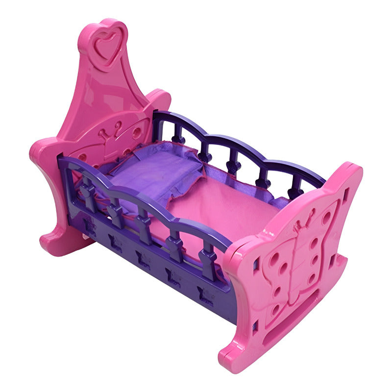Cuna Cunita Para Muñeca Incluye Lencería 50 Cm Largo