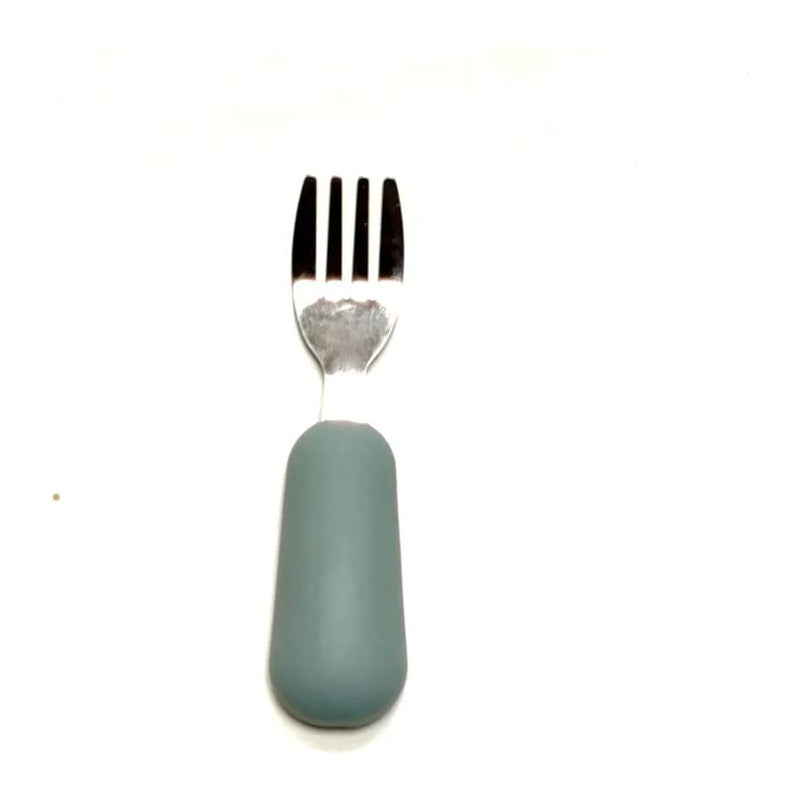 Cubiertos Metalicos Para Bebe Niños Niñas Cuchara Tenedor