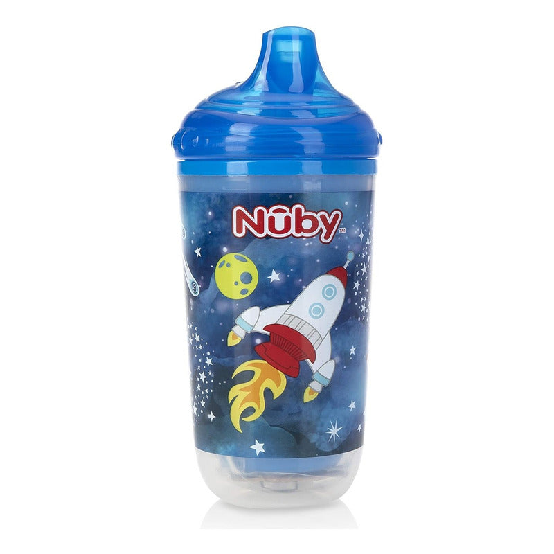 Vaso Entrenador Antiderrame Para Bebe Con Luces Nuby 10 Oz