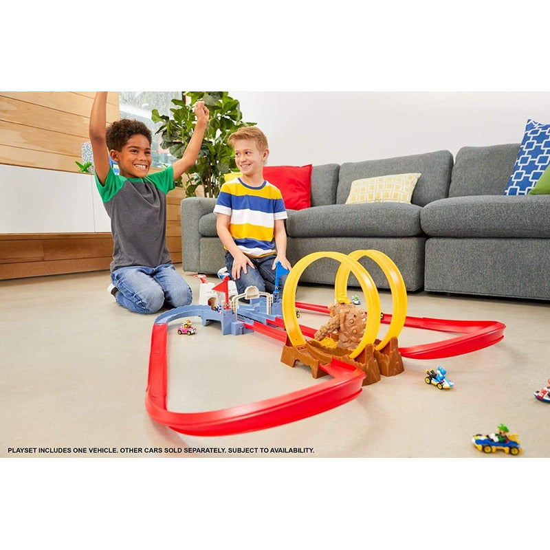 Pista Hot Wheels Mario Kart Castillo Del Caos De Bowser