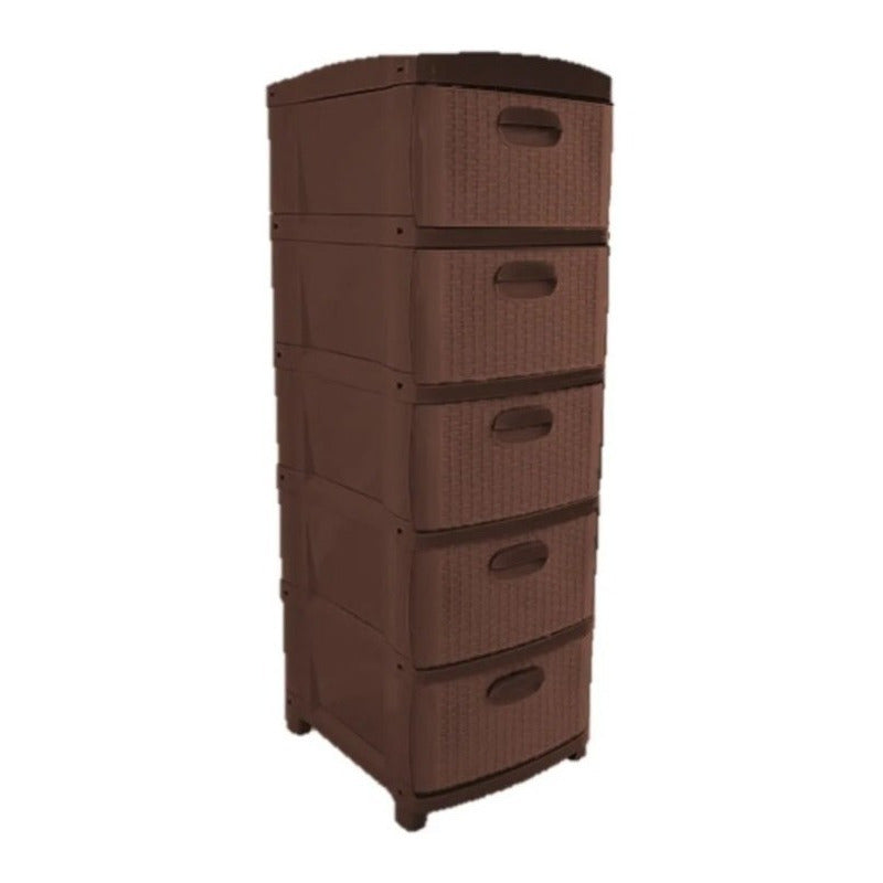 Cajonero Organizador Dubai 5 Gavetas Gavetero Plástico
