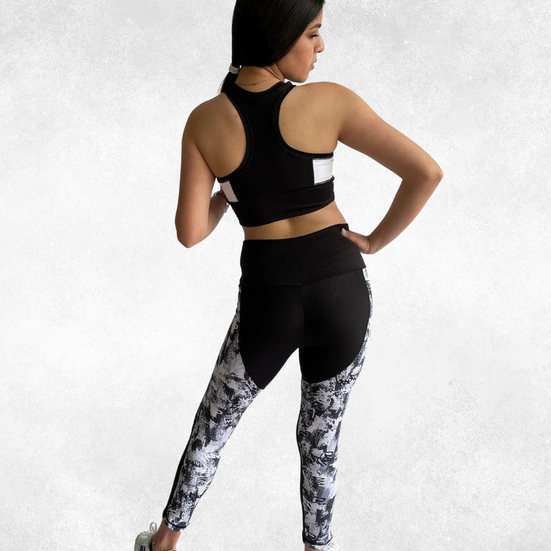 Conjunto Deportivo 2 Piezas Lycra Dama Mujer Varios Colores