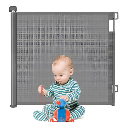 Puerta Retráctil Seguridad Bebés Mascotas Fácil Instalación