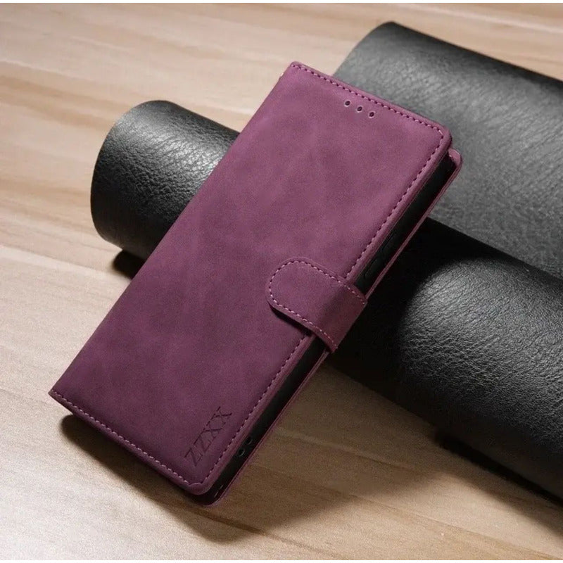 Funda Estuche Porta Tarjetas Tipo Libro Antishock Note 9 Pro
