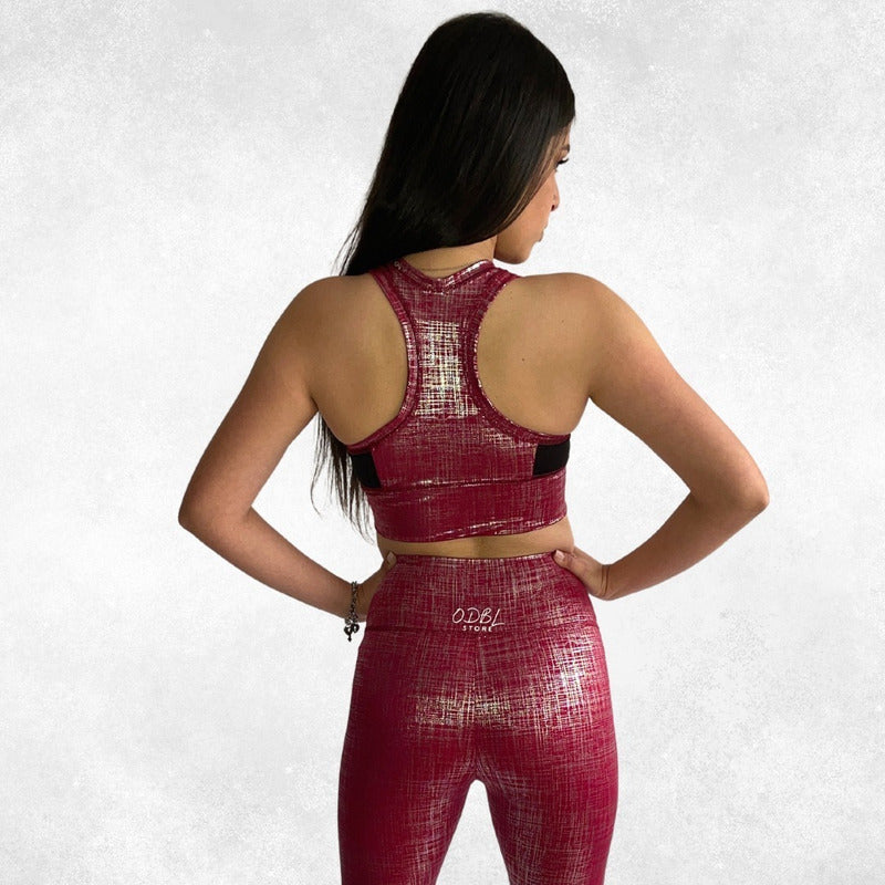Conjunto Deportivo 2 Piezas Lycra Dama Mujer Varios Colores