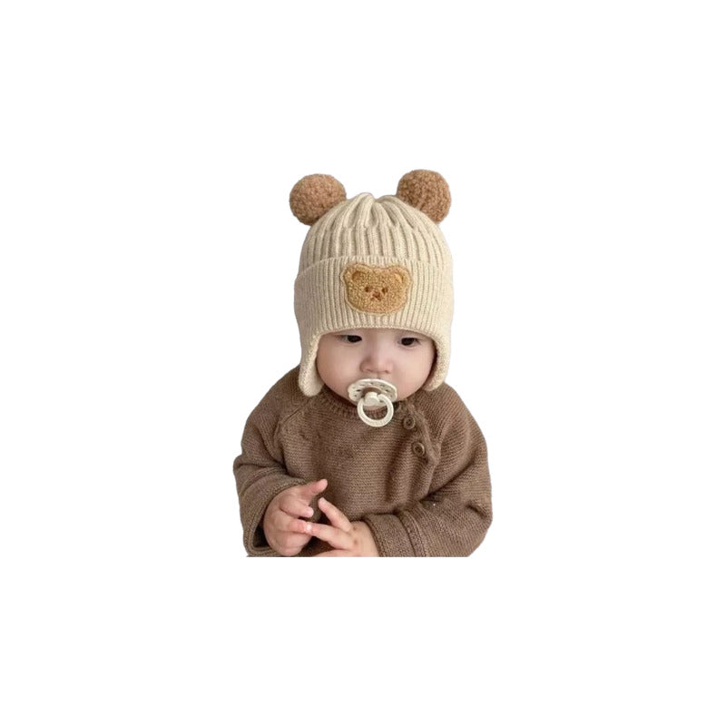 Gorro Gorrito Termico Osito Para Bebe Tapa Orejas