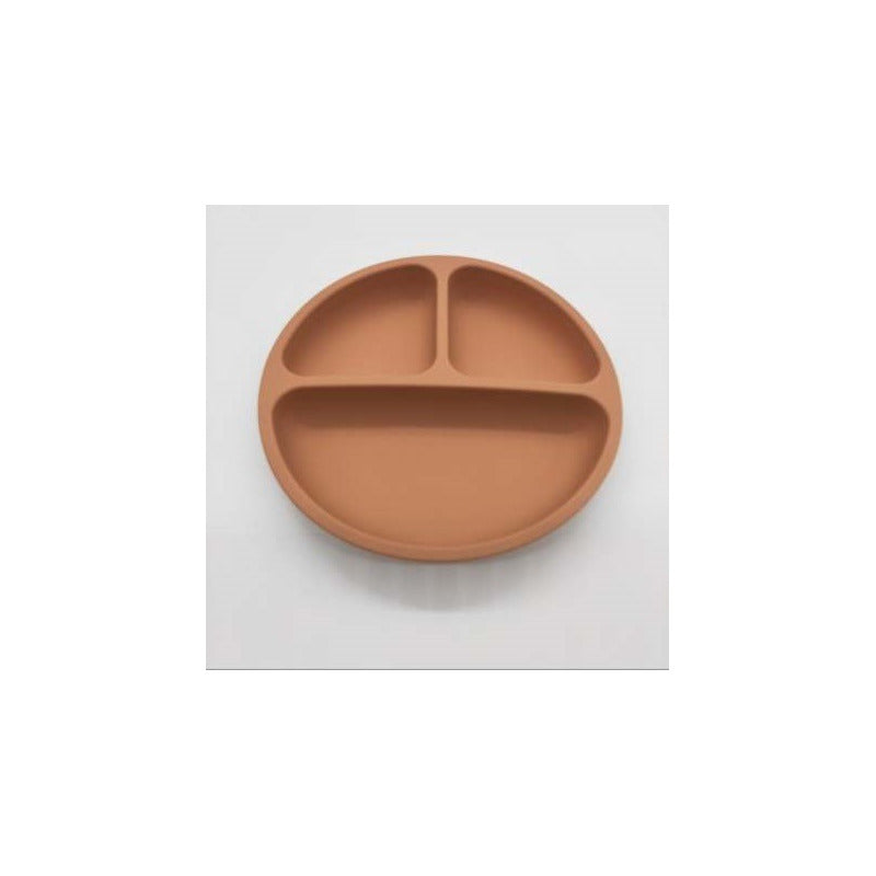 Plato Silicona Bebe Con Divisiones Antideslizante Chupas