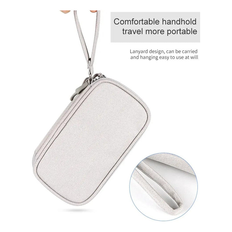 Organizador Cables Estuche Accesorios Electronicos Doble