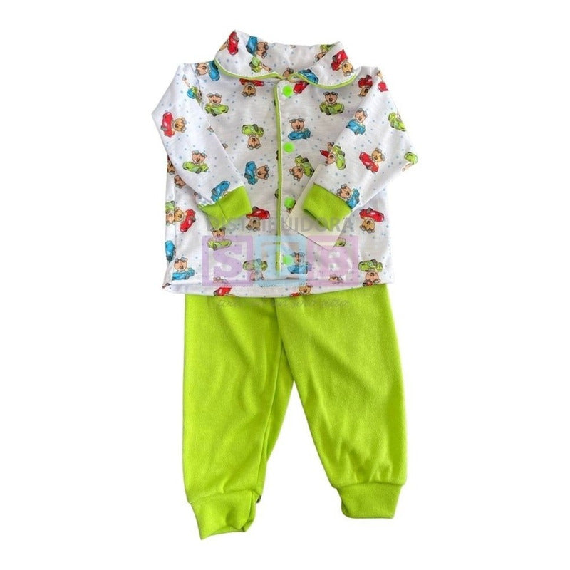 Pijama Para Bebe Niño Niña Varios Colores 2 Pzas Suave