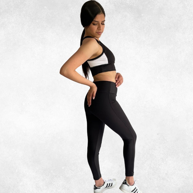 Conjunto Deportivo 2 Piezas Lycra Dama Mujer Varios Colores