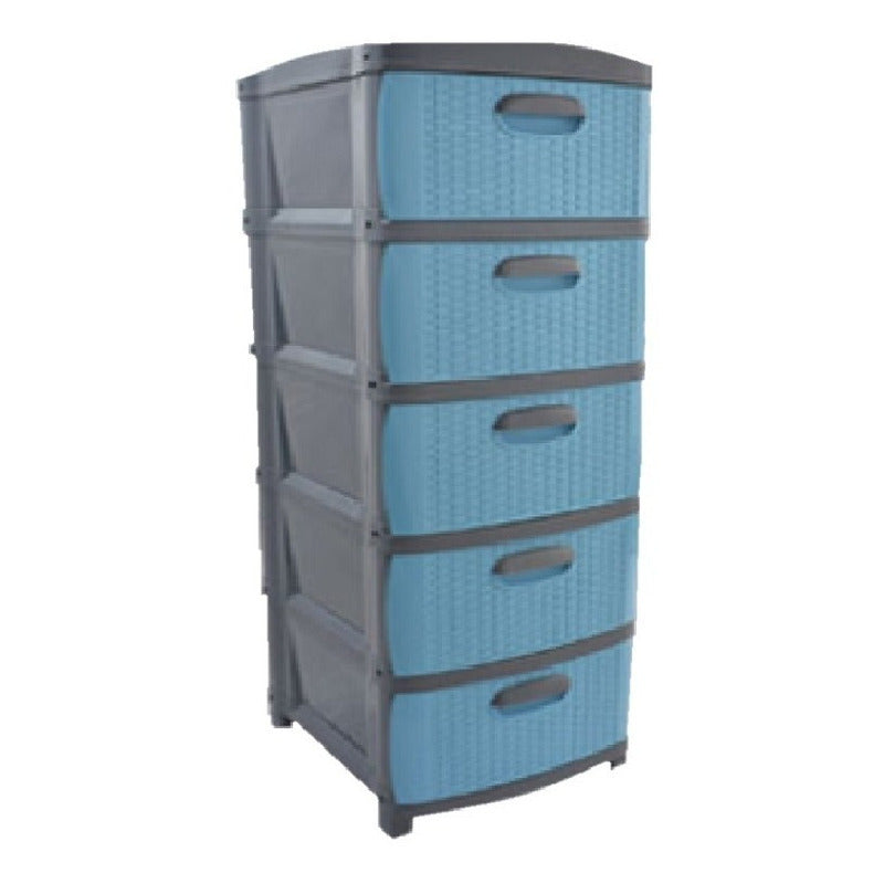 Cajonero Organizador Dubai 5 Gavetas Gavetero Plástico