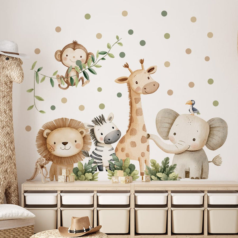 Sticker Vinilos Decorativos Adhesivos Infantiles Safari 2