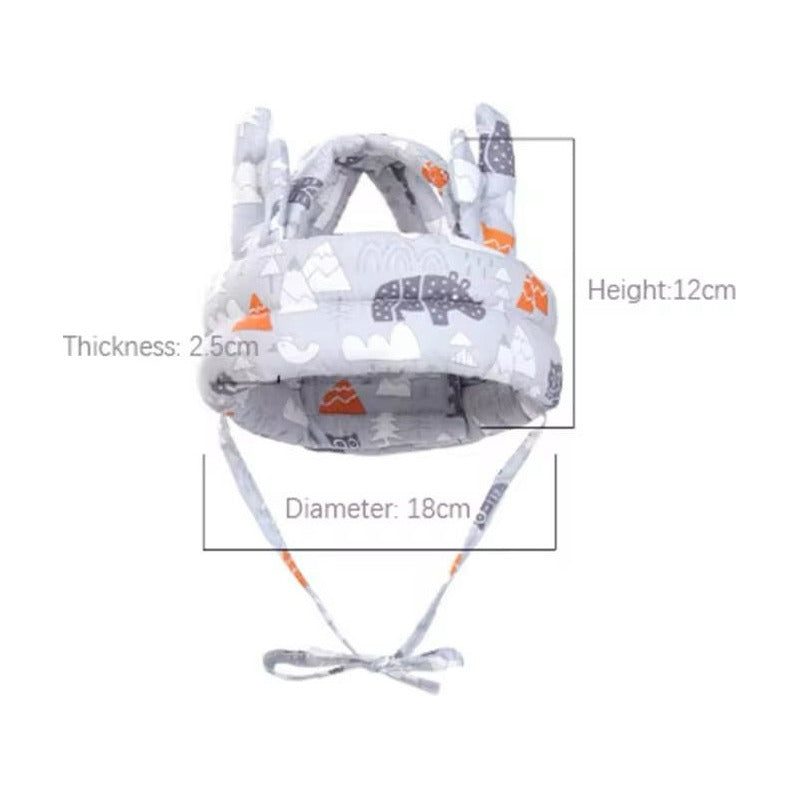 Casco De Seguridad Gateo Bebe Ajustable Protector Acolchado