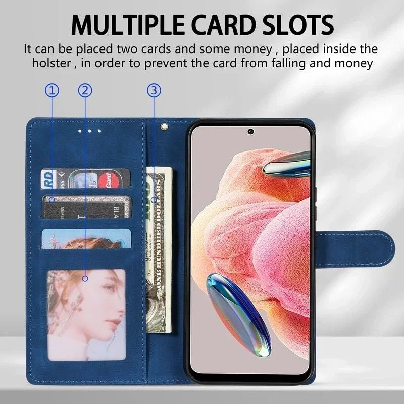 Funda Estuche Porta Tarjetas Tipo Libro Antishock Note 9 Pro