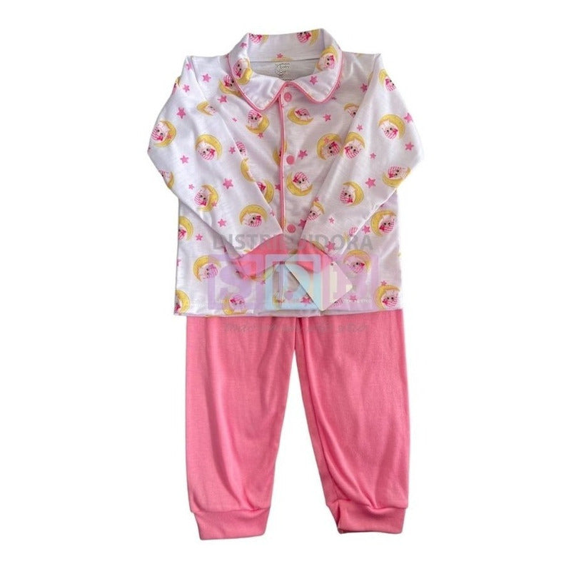 Pijama Para Bebe Niño Niña Varios Colores 2 Pzas Suave