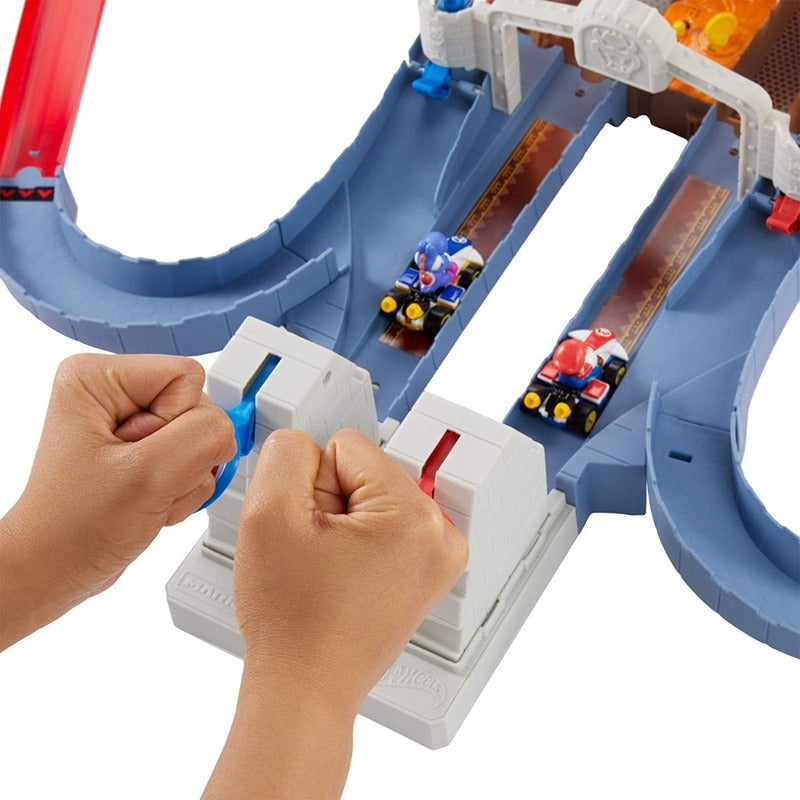 Pista Hot Wheels Mario Kart Castillo Del Caos De Bowser