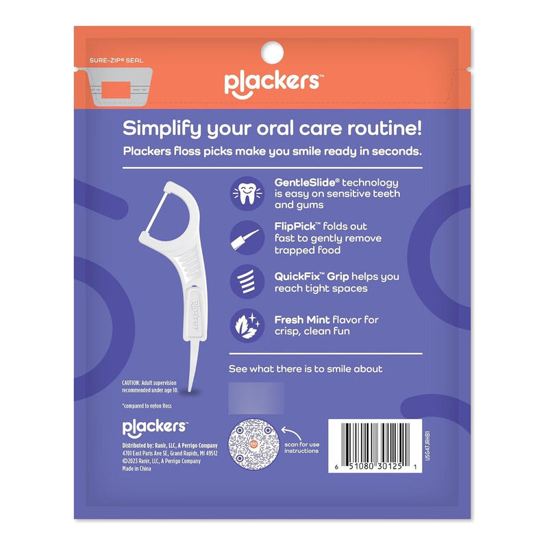 Plackers Hilo Dental 150 Pcs Gentle Line Menta
