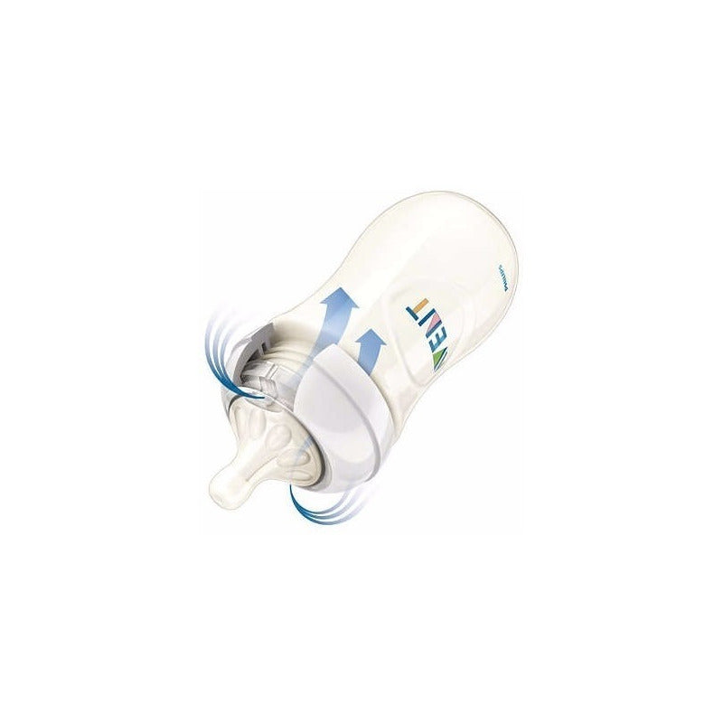 Set Regalo Kit 4 Teteros Avent Natural Chupo Y Cepillo