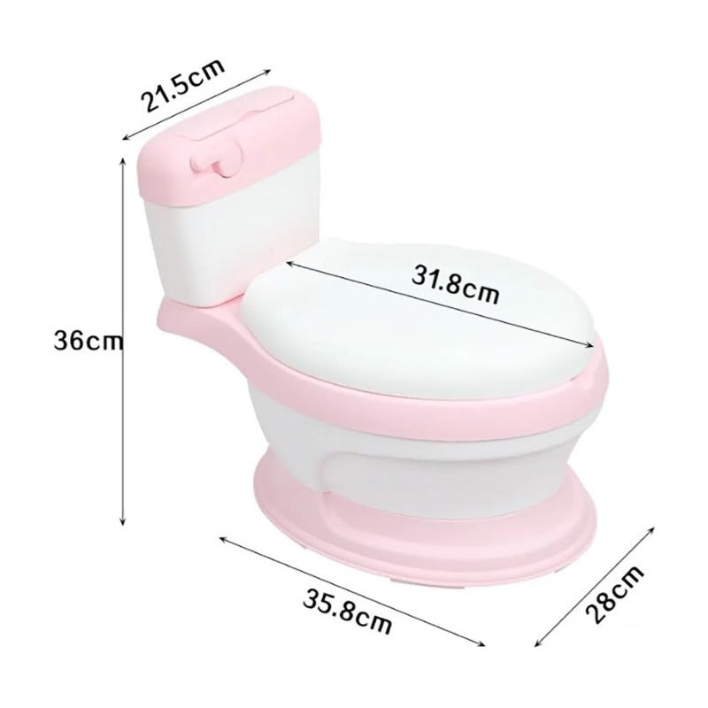 Baño Entrenador Vasenilla Inodoro Portatil Acolchado Niños