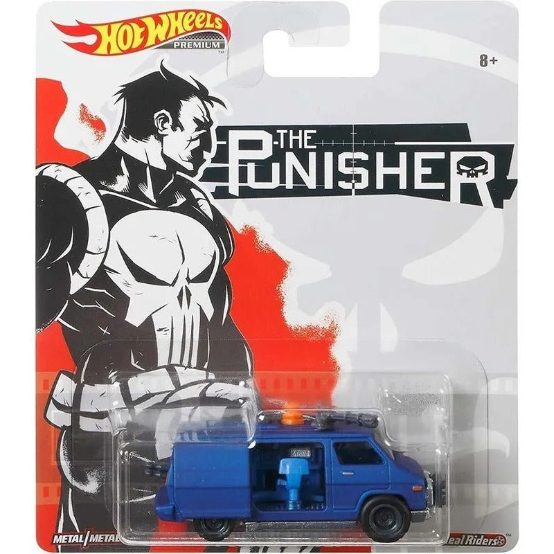 Auto Hot Wheels The Punisher Van Real Riders Marvel Original