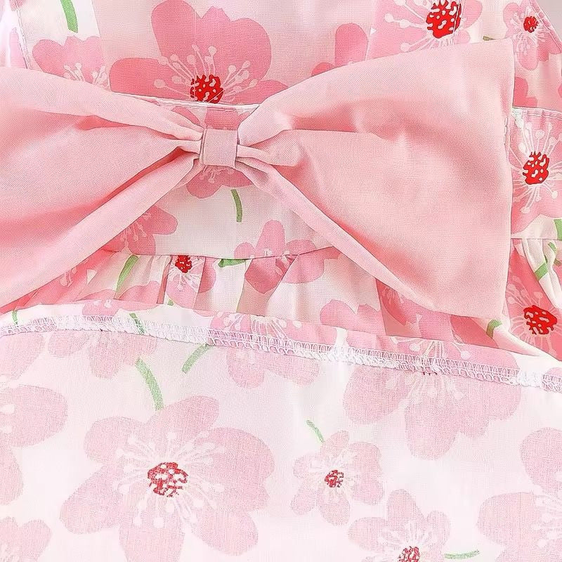 Vestido Para Bebe Niña 2 Piezas Sombrero Entrega Inmediata