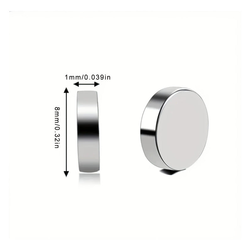 Iman Neodimio 100 Unidades Mini Imanes Potentes 8x1 Mm
