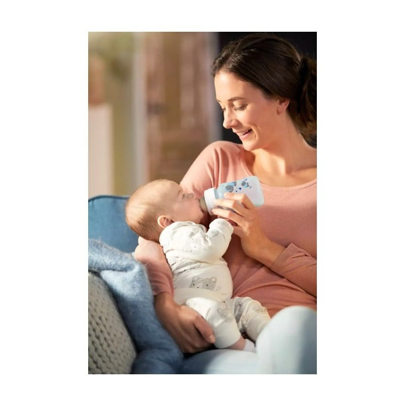 Avent Tetero Biberon Classic 9 Oz 260 Ml X1 Und 1m+ Azul