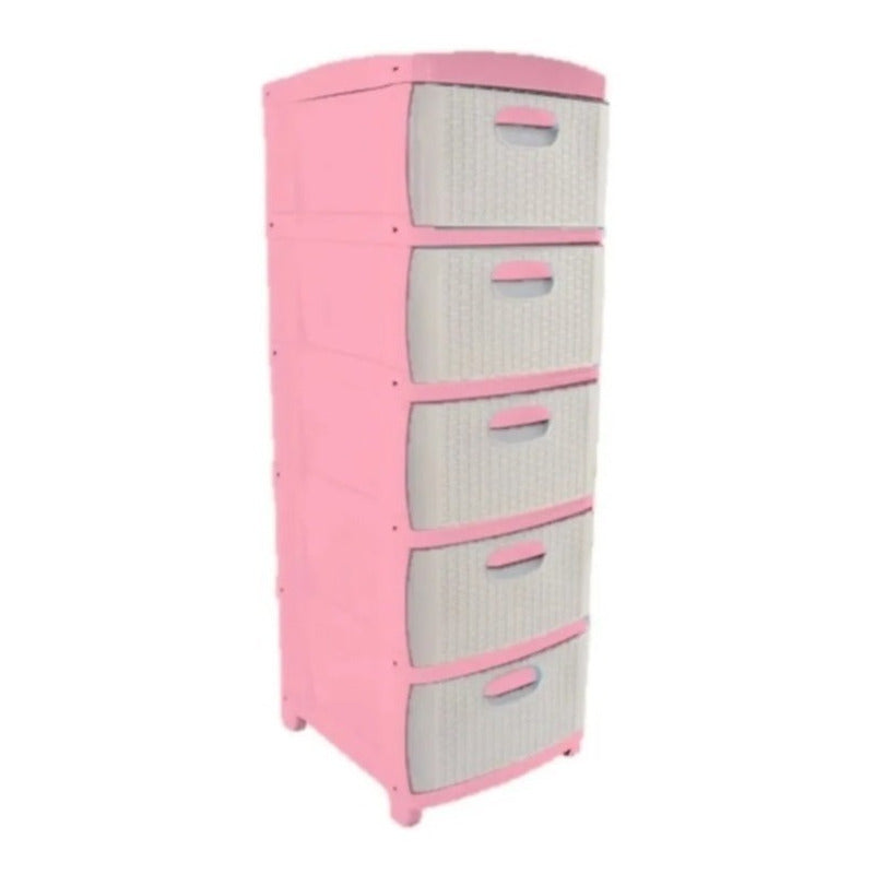 Cajonero Organizador Dubai 5 Gavetas Gavetero Plástico