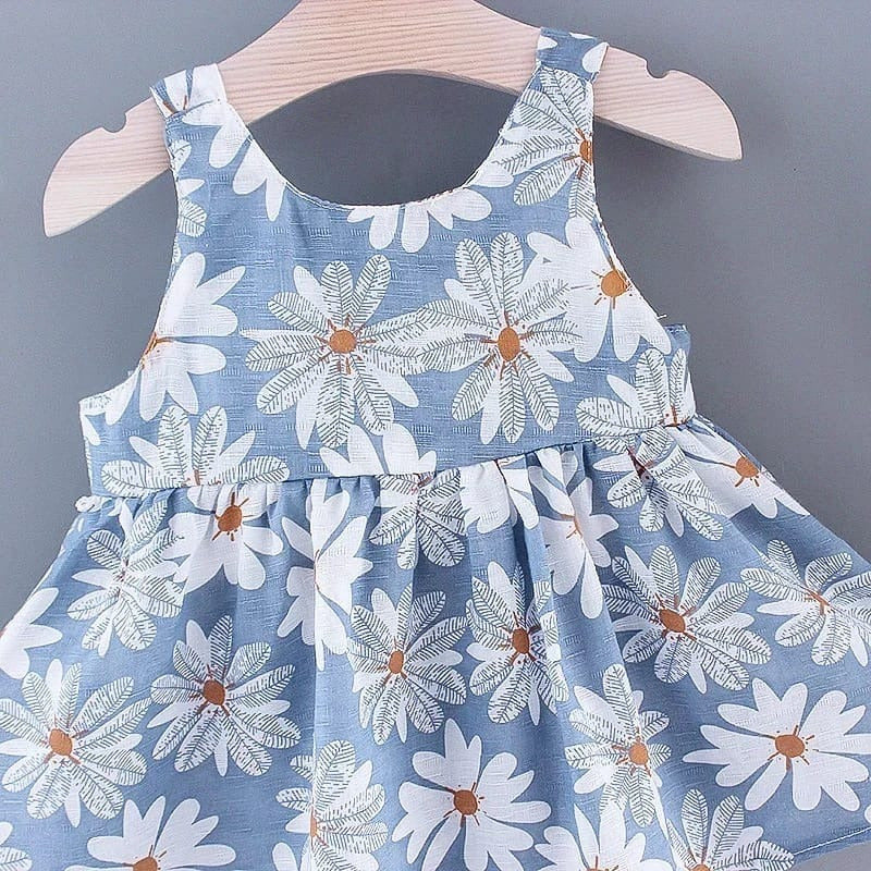 Vestido Para Bebe Niña 2 Piezas Sombrero Entrega Inmediata
