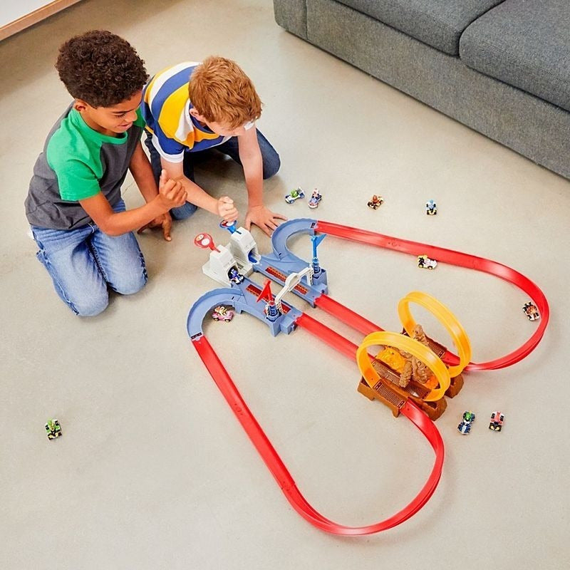 Pista Hot Wheels Mario Kart Castillo Del Caos De Bowser