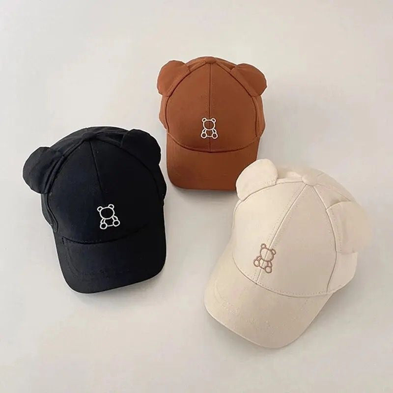 Gorra Sombrero De Sol Para Bebes Y Niños Osito Sol Playa