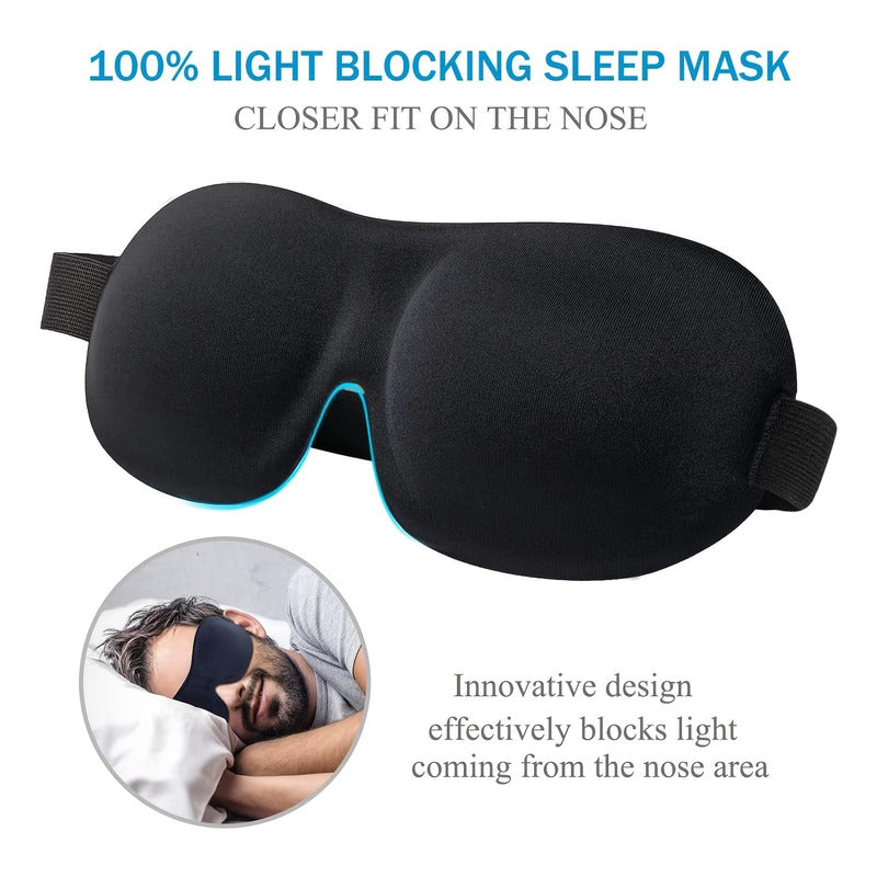 Mascara Cubre Ojos Antifaz Tapa Ojos Para Dormir Ajustable