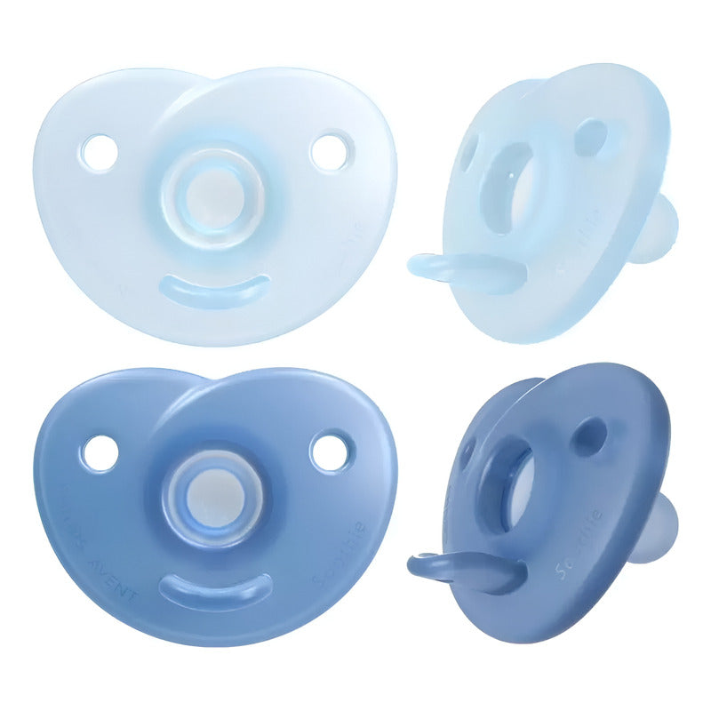 Avent Chupos Entretención X 2 Unidades Soothie Bebe 0-3 M+