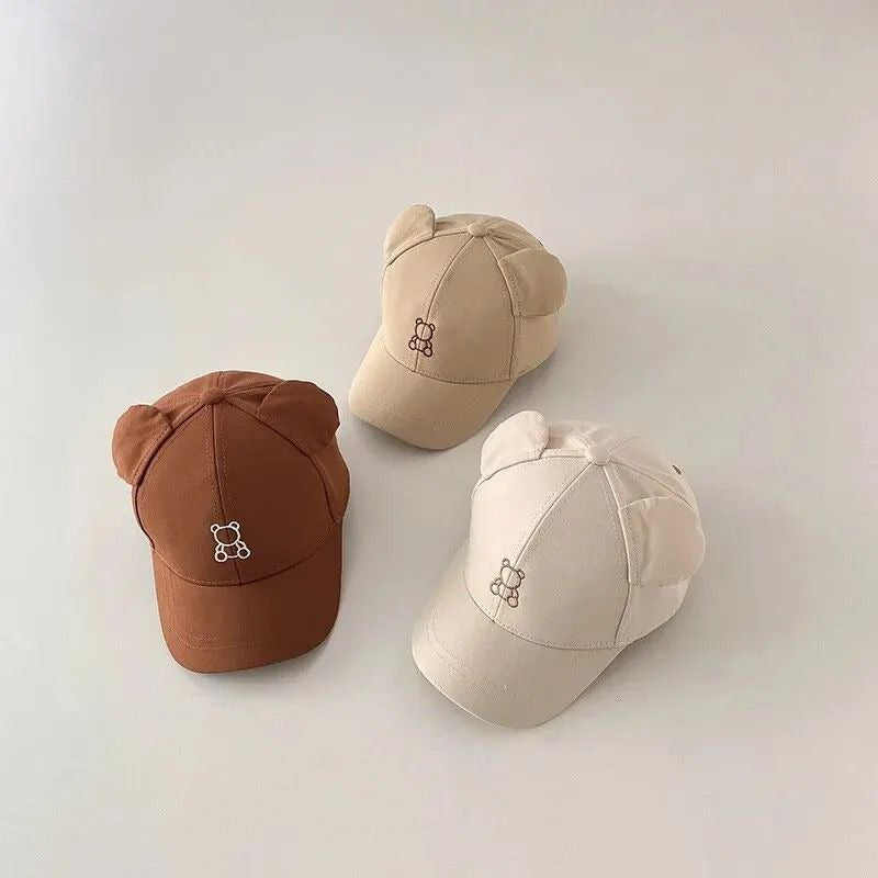 Gorra Sombrero De Sol Para Bebes Y Niños Osito Sol Playa