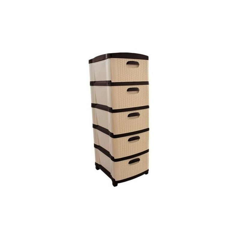 Cajonero Organizador Dubai 5 Gavetas Gavetero Plástico