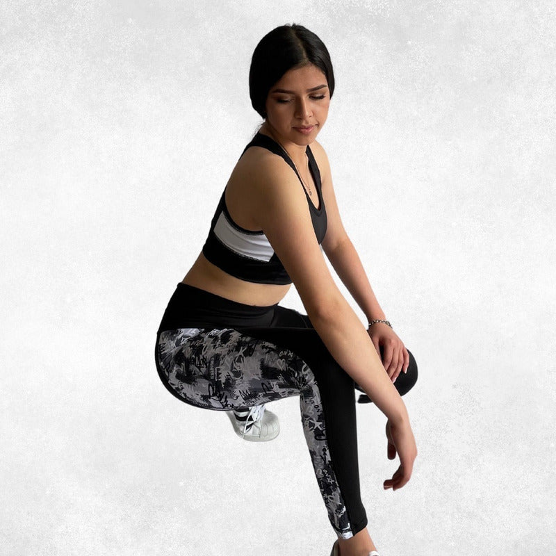 Conjunto Deportivo 2 Piezas Lycra Dama Mujer Varios Colores