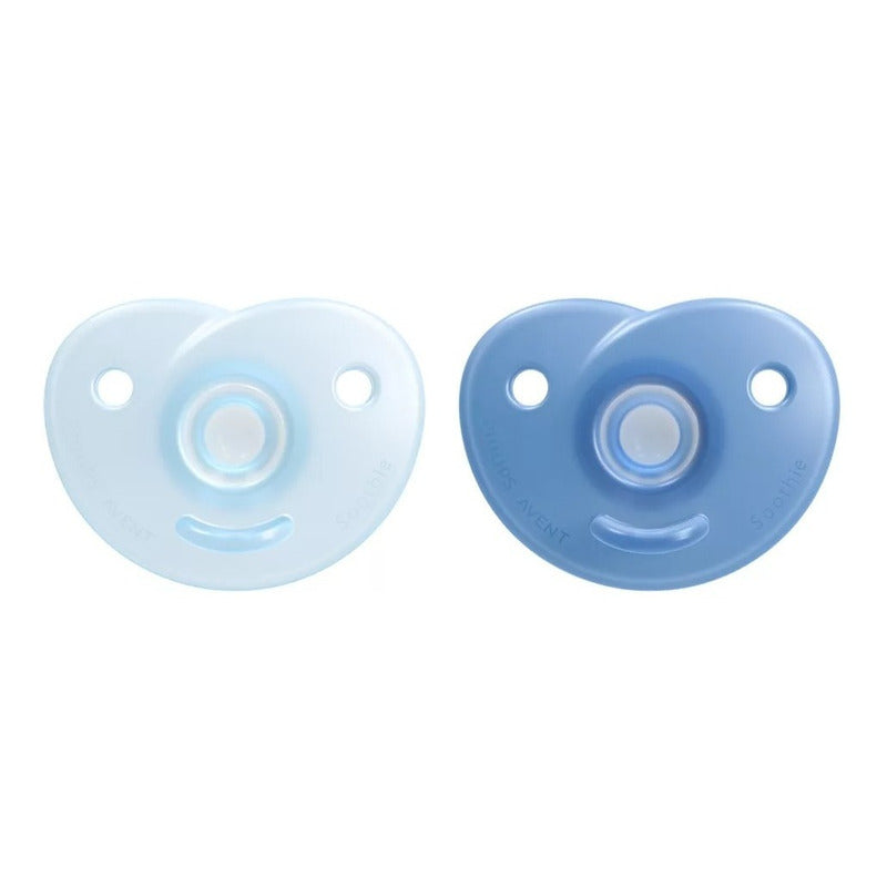 Avent Chupos Entretención X 2 Unidades Soothie Bebe 0-3 M+