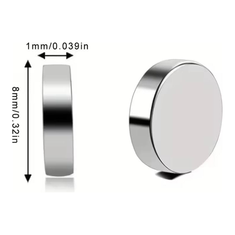 Iman Neodimio 100 Unidades Mini Imanes Potentes 8x1 Mm