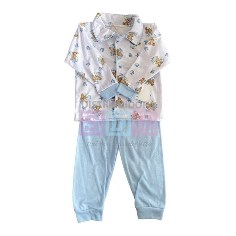 Pijama Para Bebe Niño Niña Varios Colores 2 Pzas Suave