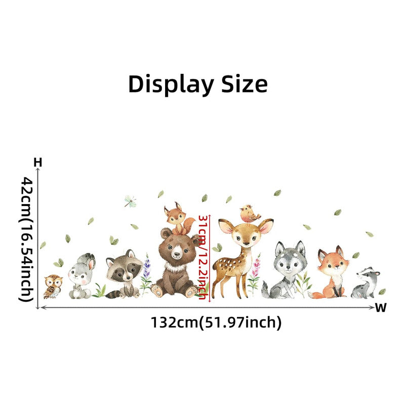 Sticker Vinil Decorativos Adhesivo Infantil Bebe Animalitos