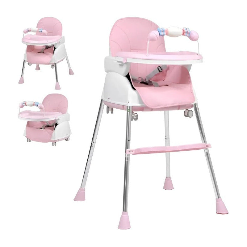 Silla Comedor Bebe 4 En 1 Juguetes Doble Bandeja Booster