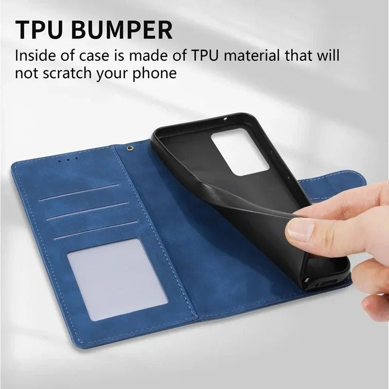 Funda Estuche Porta Tarjetas Tipo Libro Antishock Note 9 Pro