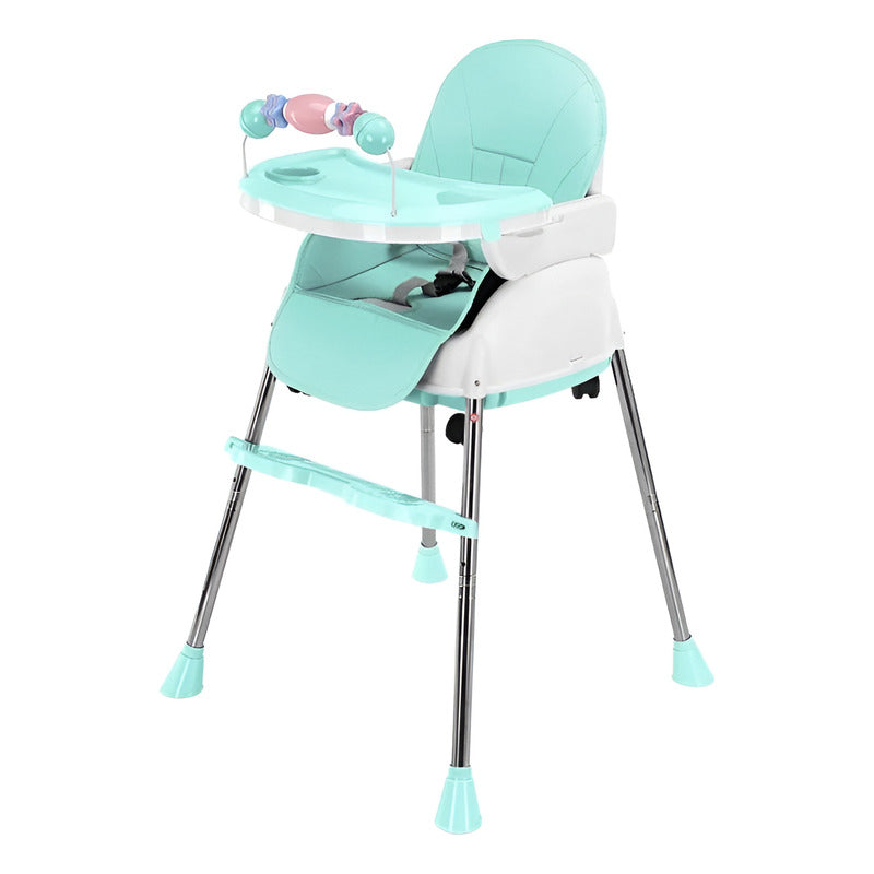 Silla Comedor Bebe 4 En 1 Juguetes Doble Bandeja Booster
