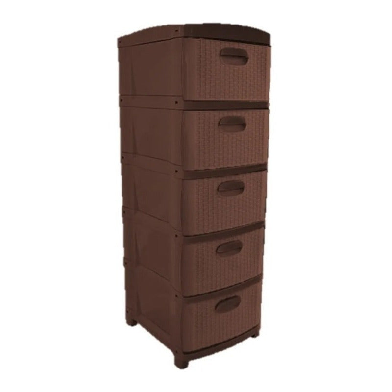 Cajonero Organizador Dubai 5 Gavetas Gavetero Plástico