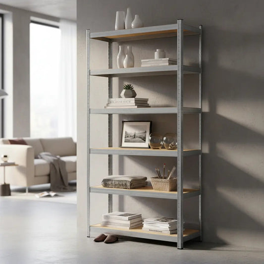 Estante Organizador Metálico Rack & Pack De 5 Niveles Ajusta Gris