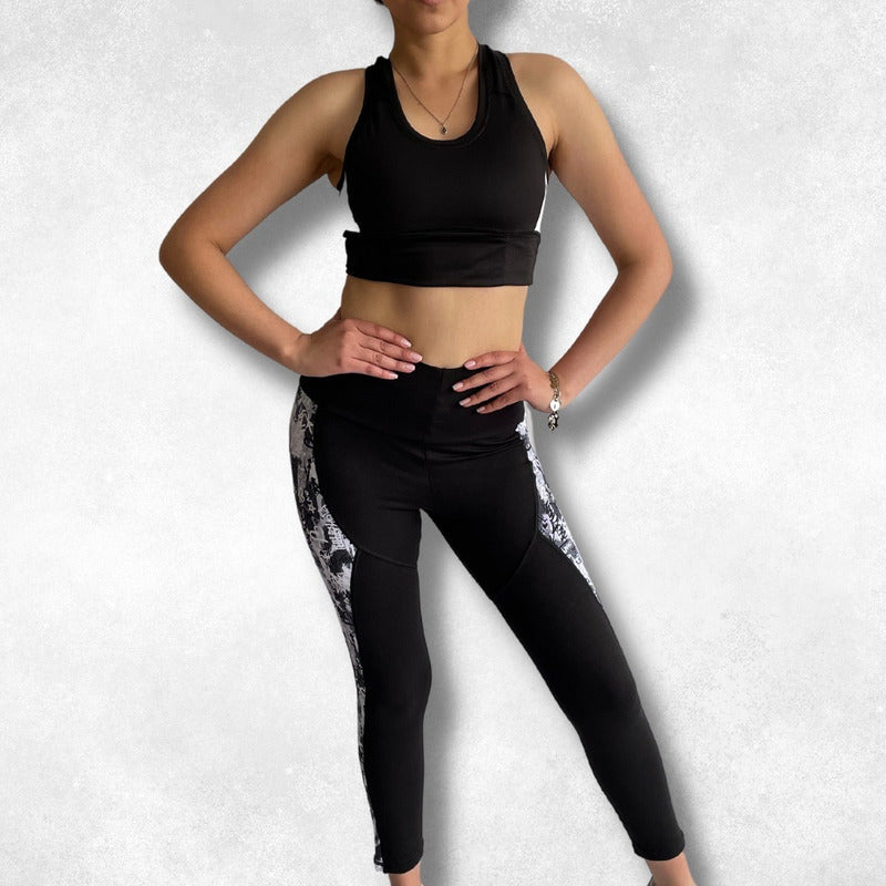 Conjunto Deportivo 2 Piezas Lycra Dama Mujer Varios Colores
