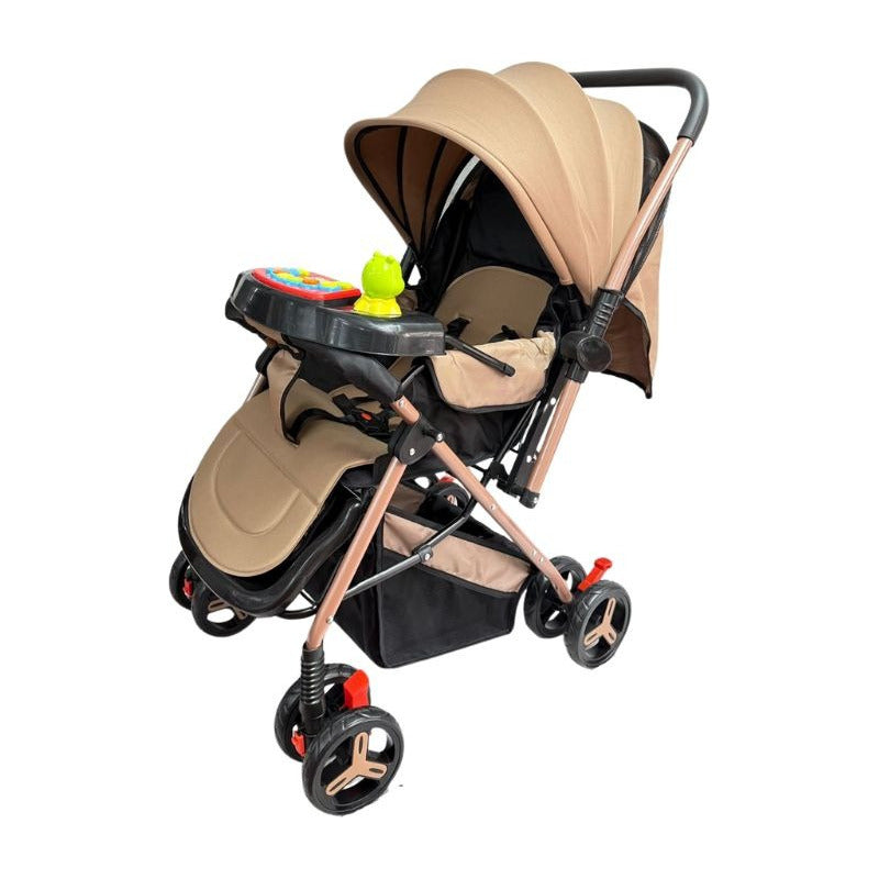 Coche Paseador Bebe Barra Reversible + Juguetes + Mosquitero
