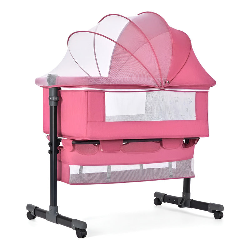 Cuna Colecho Bebe Mosquitero Mecedora Organizador Colchoneta